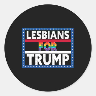 For Trump 2024 President Election Vote Trump Retro Classic Round Sticker