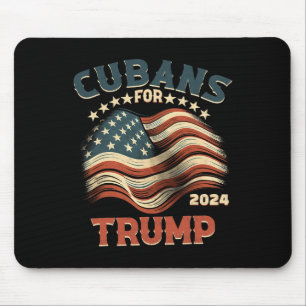 For Trump 2024 Usa Flag Mouse Pad