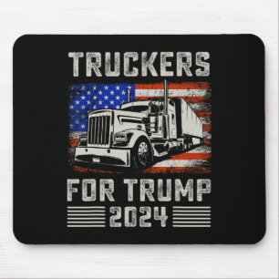 For Trump American Flag - Trump 2024 Vintage Mouse Pad