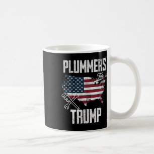 For Trump Election Fun 45 47 American Flag Coffee Mug