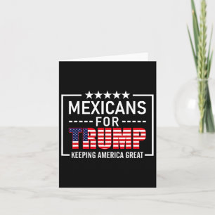 For Trump Hispanic Conservative Gift Trump 2020 Card