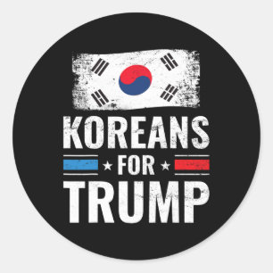 For Trump Pro Trump 2020 Supporter Gift Classic Round Sticker