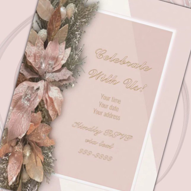 For Unto Us Christmas Invitation Card (Creator Uploaded)