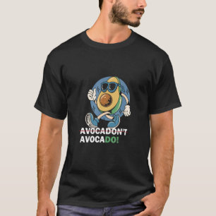 for vegan vegetarian avocado yoga T-Shirt