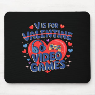 For Video Games Funny Gamer Design Mouse Pad