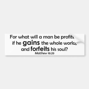 For What (white, version 2) Bumper Sticker