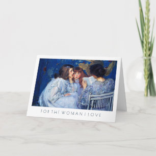 For Wife on Mother's Day Fine Art Greeting Card