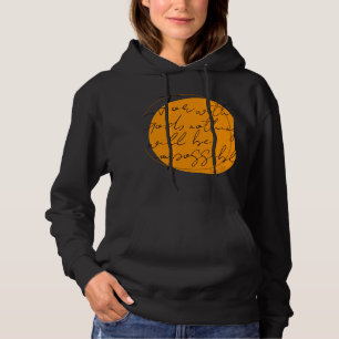 For With God Hoodie