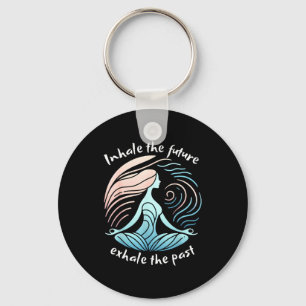 For With Yoga Sayings 1 Key Ring