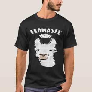 for Yoga and Llama Lovers Cute Yoga Llama T-Shirt