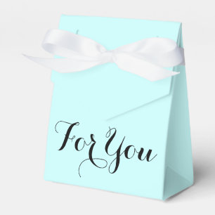 For you favour gift blue box