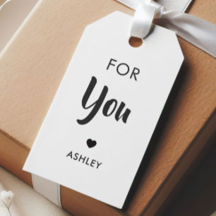 For You Gift Tag, Any Occasion Tag, Kraft  Tags