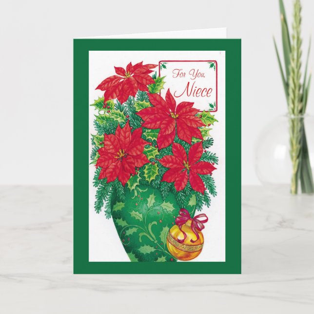 For You, Niece Holiday Card (Front)