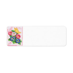 For Your Birthday Return Address Label