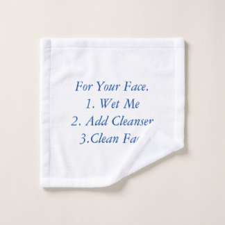 For Your Face Washcloth Wash Cloth