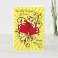 For your girlfriend, a stunning Valentine's card.