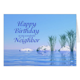 For your Neighbour, a Spa Like, Blue Birthday