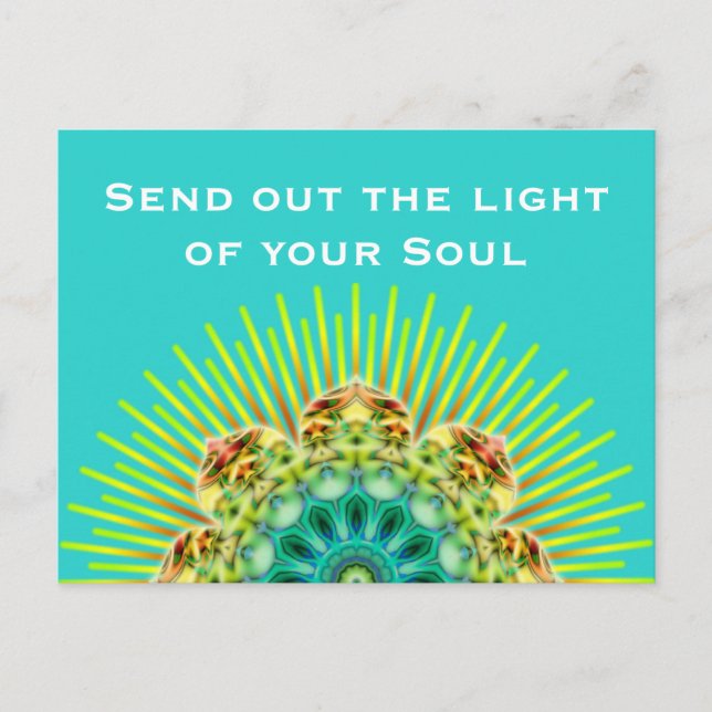 For your own funny saying or wisdom postcard (Front)