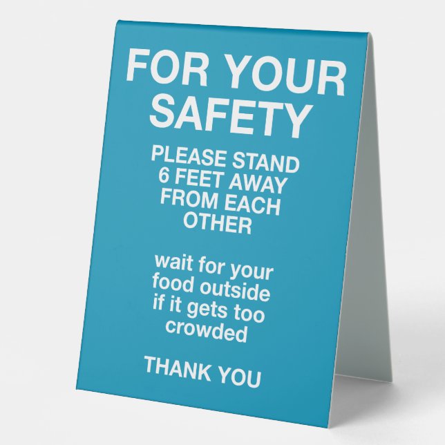 For Your Safety (Front)
