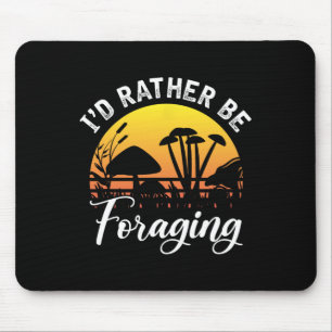 Foraging Mushroom Hunting Forest Outdoor Activity Mouse Pad