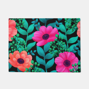 Foral And Glamour Seamless Pattern Natural Spring Doormat