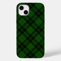 Forbes tartan green black plaid