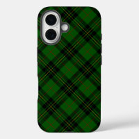 Forbes tartan green black plaid