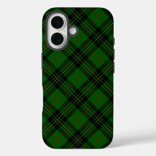 Forbes tartan green black plaid iPhone 16 case