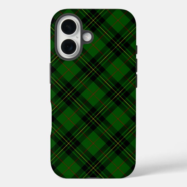 Forbes tartan green black plaid Case-Mate iPhone case (Back)