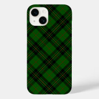 Forbes tartan green black plaid