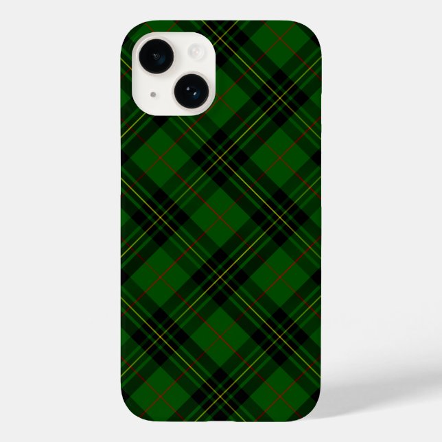 Forbes tartan green black plaid Case-Mate iPhone case (Back)