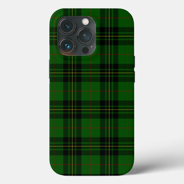 Forbes tartan green black plaid Case-Mate iPhone case (Back)
