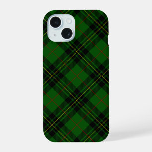 Forbes tartan green black plaid iPhone 15 case