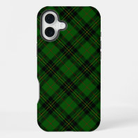 Forbes tartan green black plaid