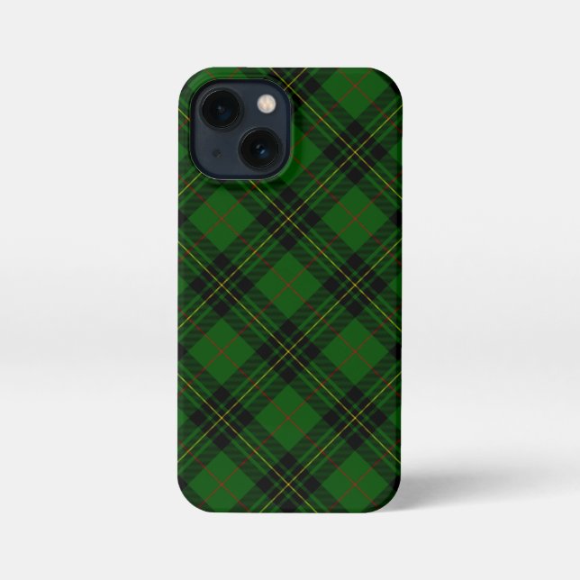 Forbes tartan green black plaid iPhone case (Back)