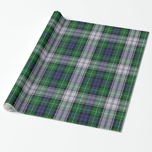 Forbes Tartan Wrapping Paper (Unrolled)