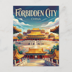 Forbidden City China Postcard