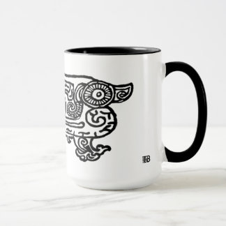 Forbidden City Dragon 15oz combo mug