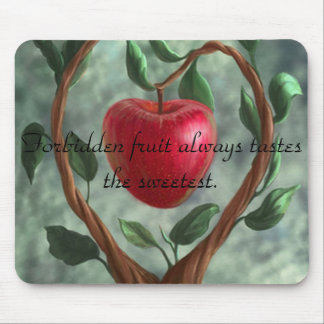 Forbidden Fruit Mouse pad