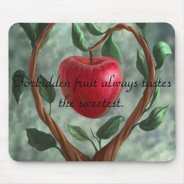 Forbidden Fruit Mouse pad (Front)