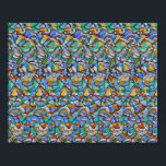 Forbidden Knowledge  - Hidden 3D print<br><div class="desc">Stereogram is an amazing optical 3D illusion. It looks like wallpaper with a repeating pattern, but there is a hidden 3D scene inside. To see it you will need to use a special viewing technique: see-through. You need to look through the poster and the 3D image, made of the same...</div>