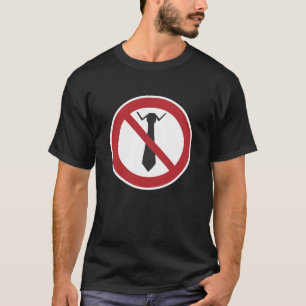 Forbidden sign for tuxedo funny design about tuxed T-Shirt