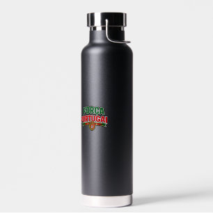 FORÇA PORTUGAL 🇵🇹 Portugal Pride Footb Water Bottle