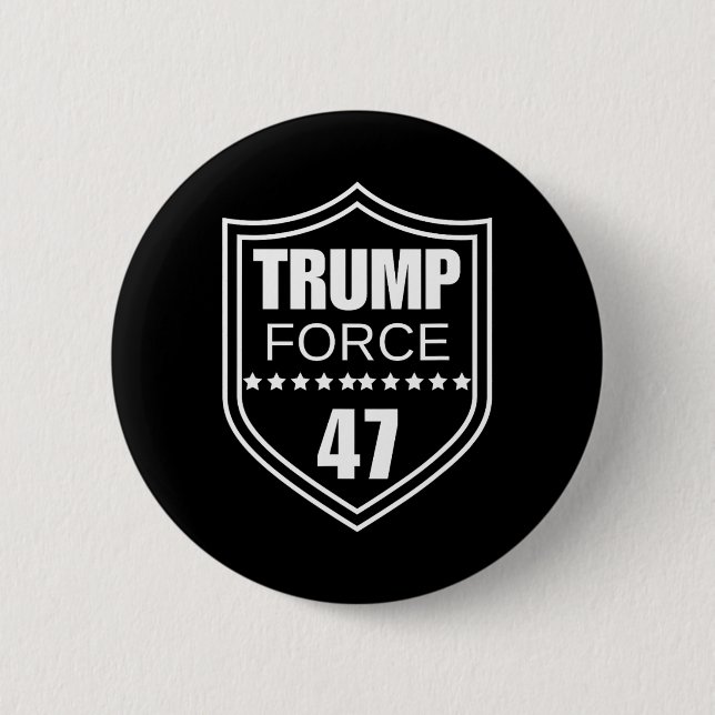 Force 47 Ultra Maga More Than Ever Never Surrender 6 Cm Round Badge (Front)