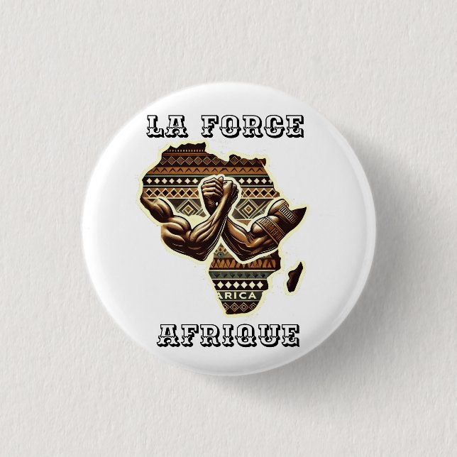 Force-Africa for Women 3 Cm Round Badge (Front)