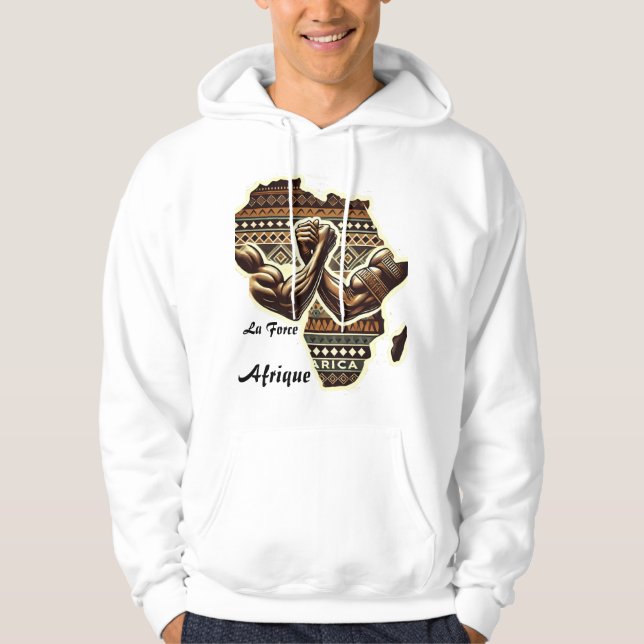 Force Africa Hidden Jacket T-shirt Hoodie (Front)