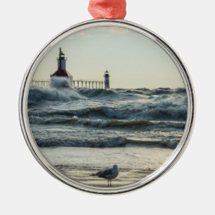 Force Behind Beauty Metal Ornament