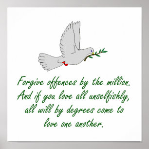 Force May Subdue - Forgiveness Quotes Poster