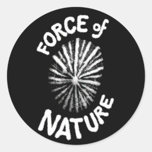 Force of Nature logo stickers
