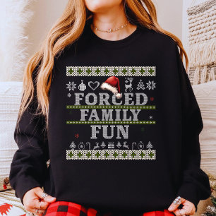 Forced Family Fun Ugly Christmas Sweater